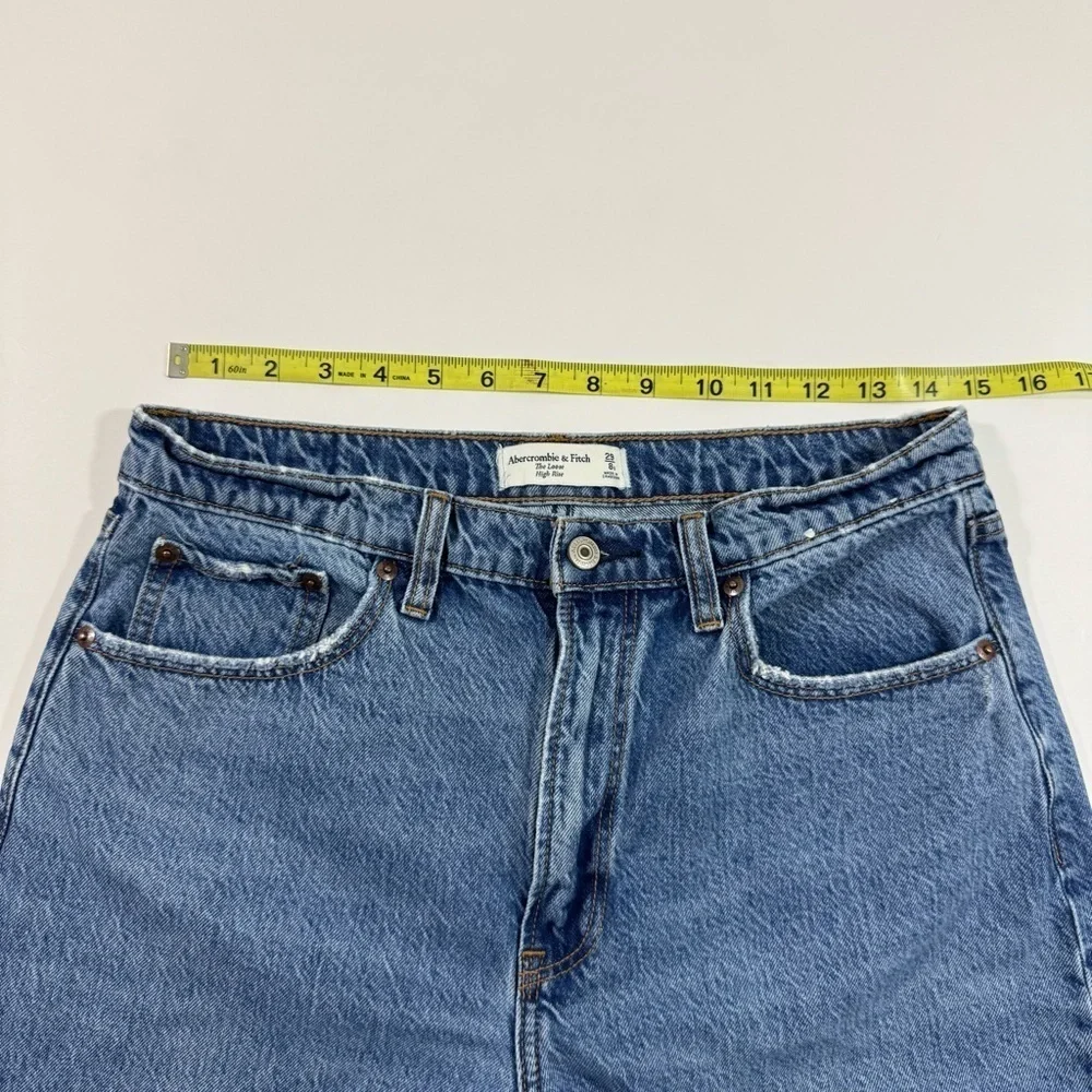 Abercrombie The Loose High Rise Jeans Size 29 8 Short